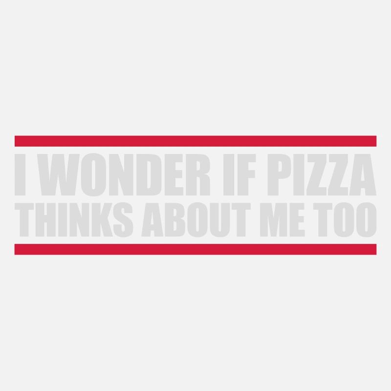 pizza thinks about me
