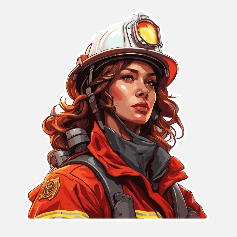 Firefighter / Fire / Fire / Extinguish / Heroine