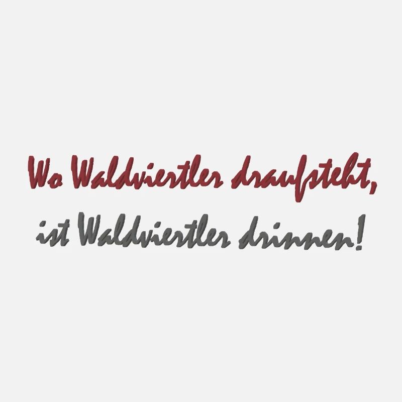 Waldviertler is written on it
