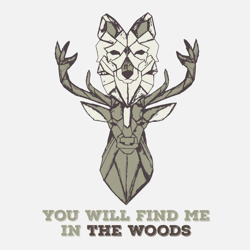 Wolf deer forest