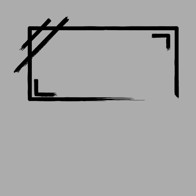 Weathered Rectangular Frame Strokes