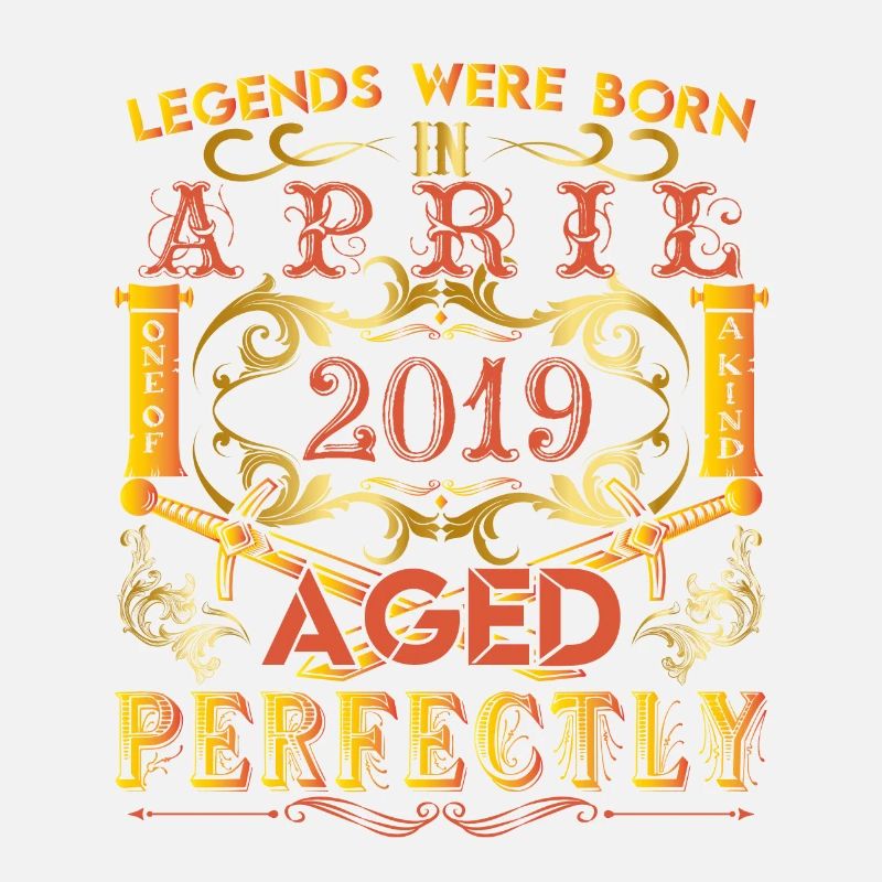 2019 Avril - anniversaire 2019 légendes Avril