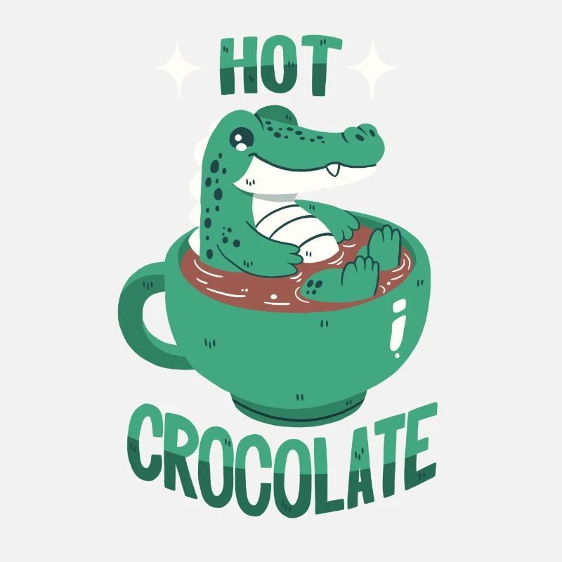 Crocodile in cocoa