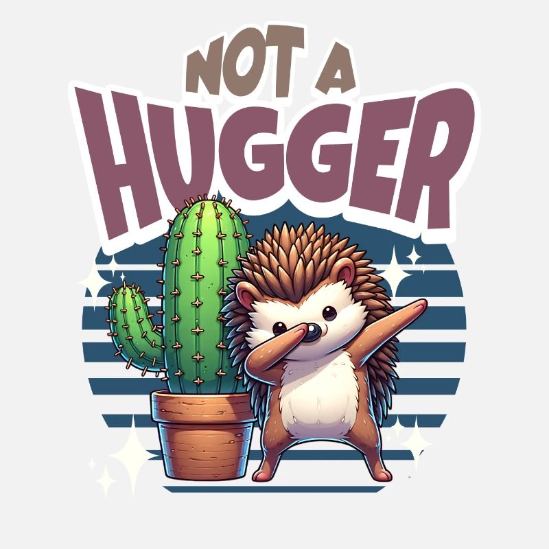 Not A Hugger Hedgehog Cactus