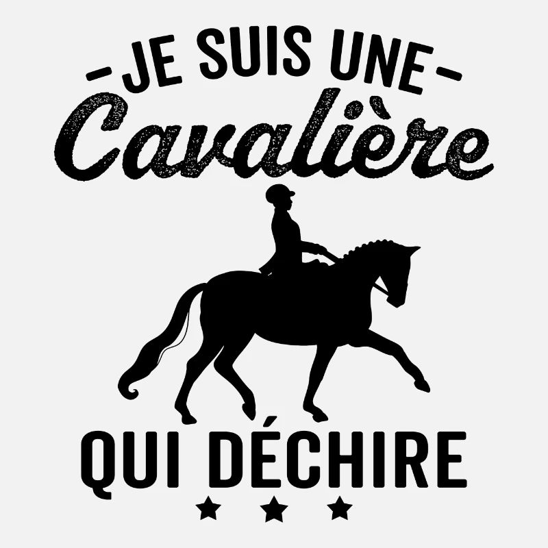 Je suis une cavalière qui déchire