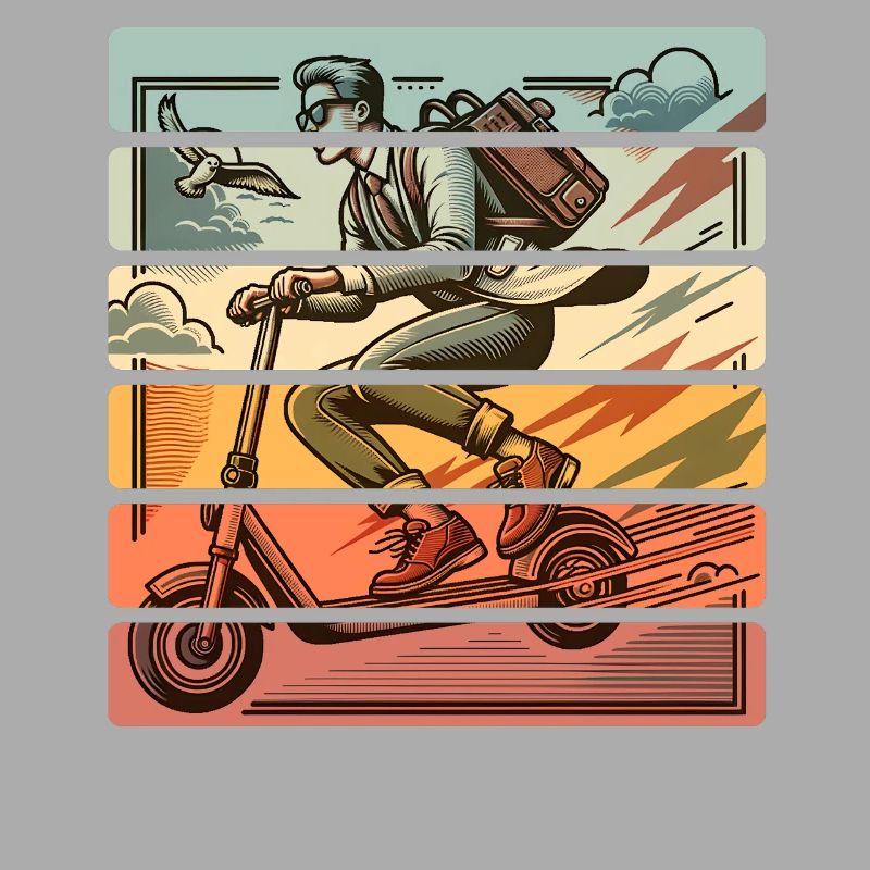 E-Scooter E-Roller Tretroller