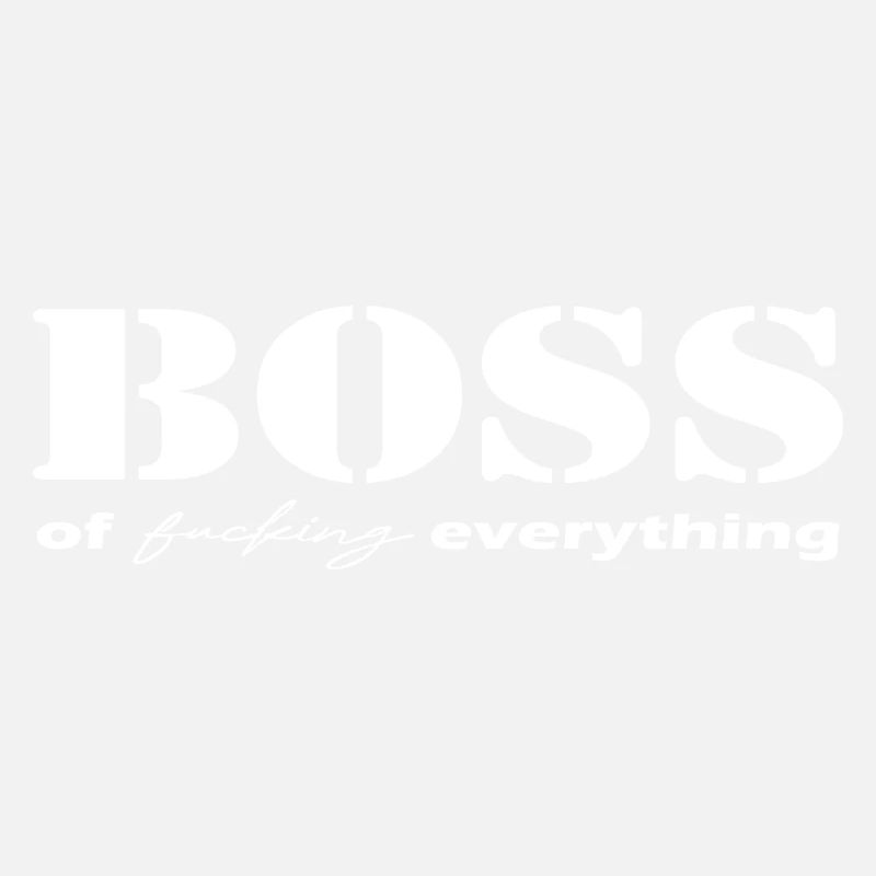 Boss de tout blanc