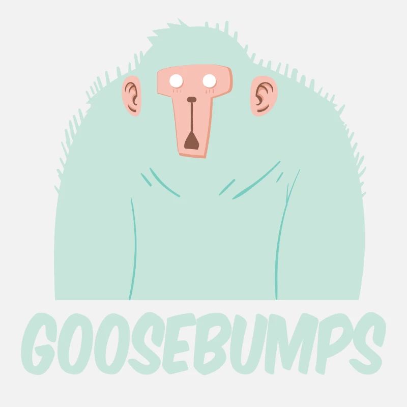 Goose bumps, monkey, gorilla