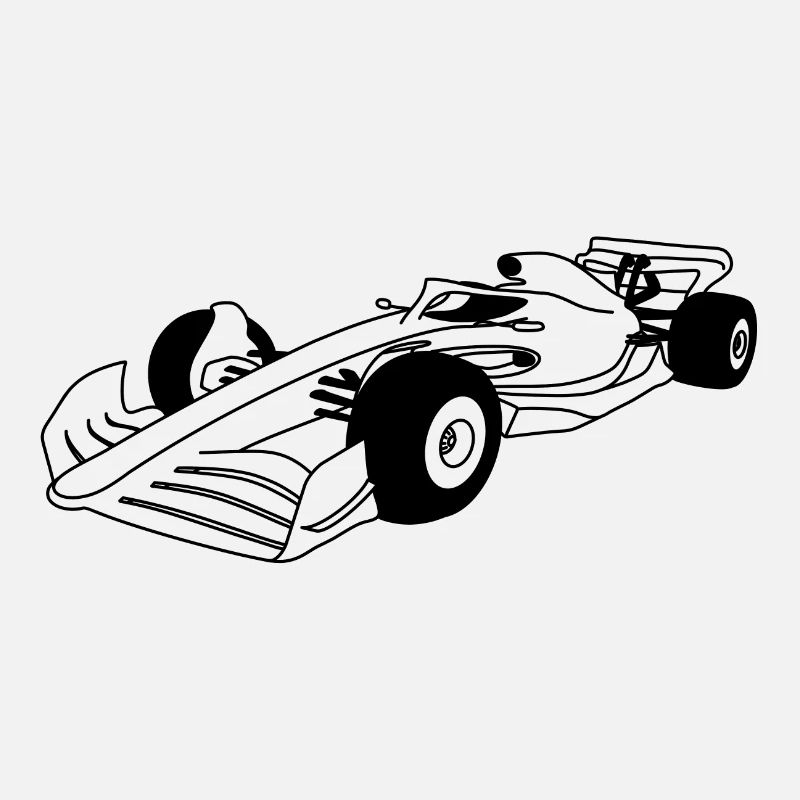 Formula car transparent