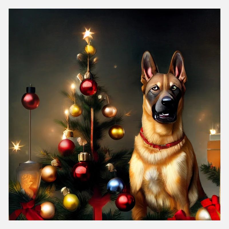 Malinois Weihnachten - Malinois