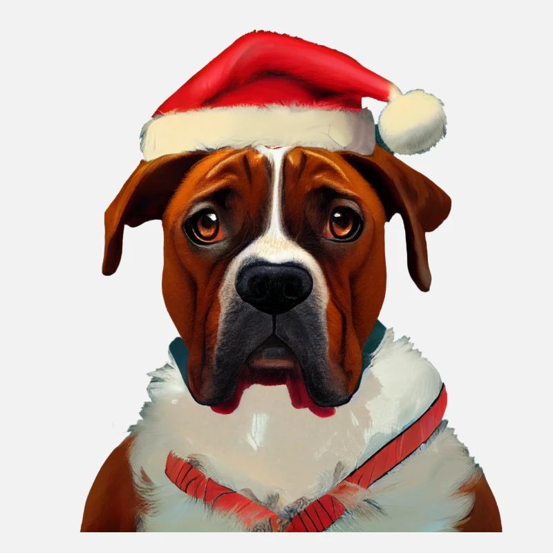 Deutscher Boxer Weihnachten