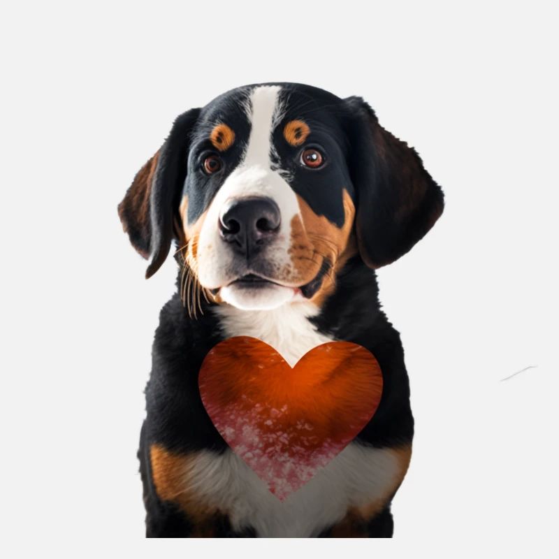 Entlebucher Sennenhund Valentins Tag