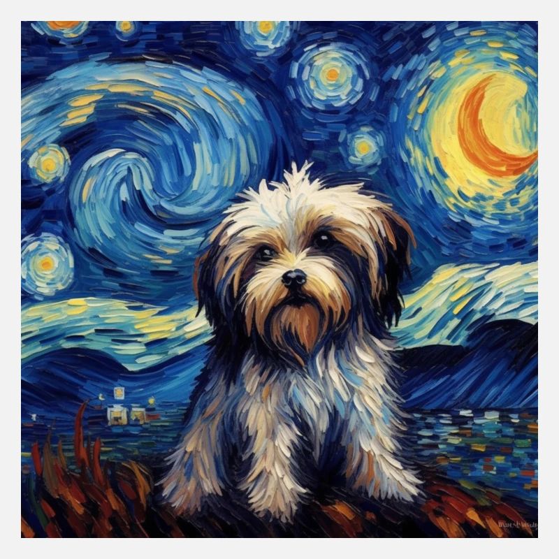 Havanese Starry Night