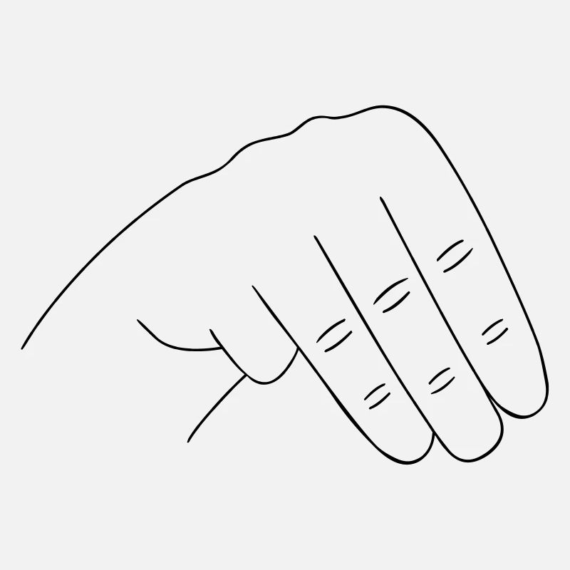 Signe à la main