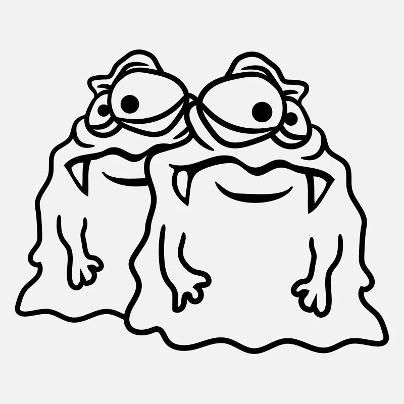 team 2 freunde paar glibber schleim ekelig schleim