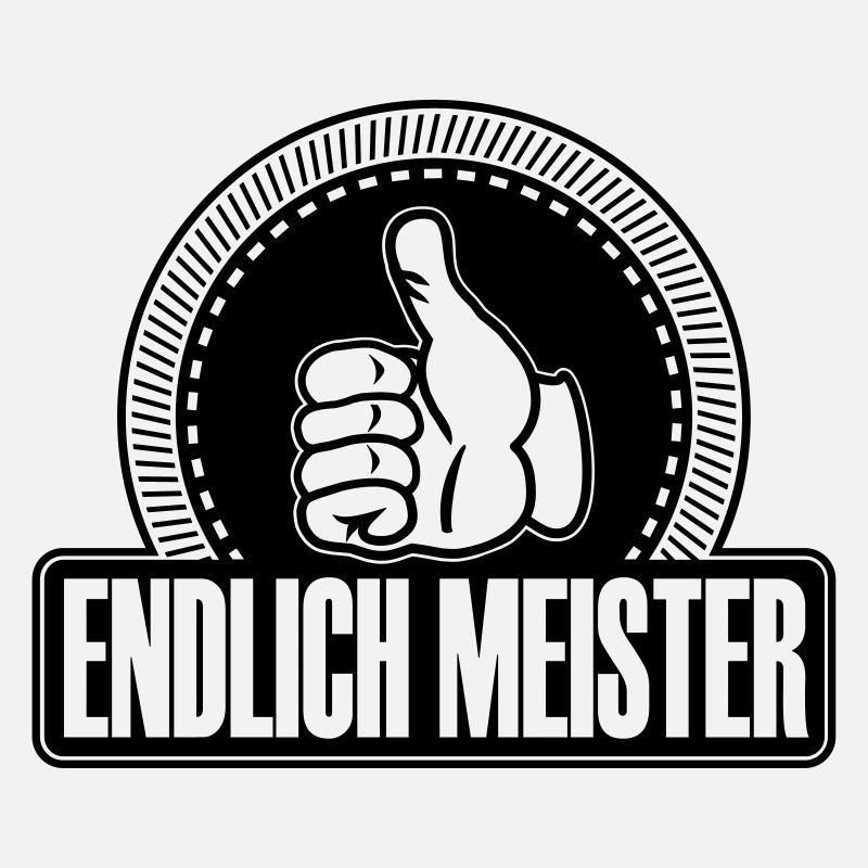 Endlich Meister Daumen hoch