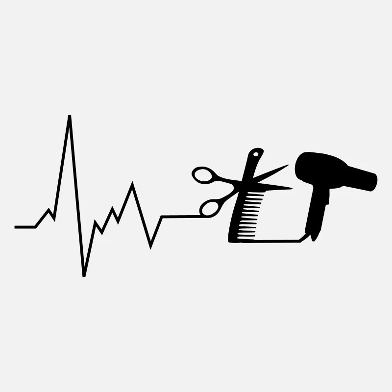 pulsation du cœur coiffeur