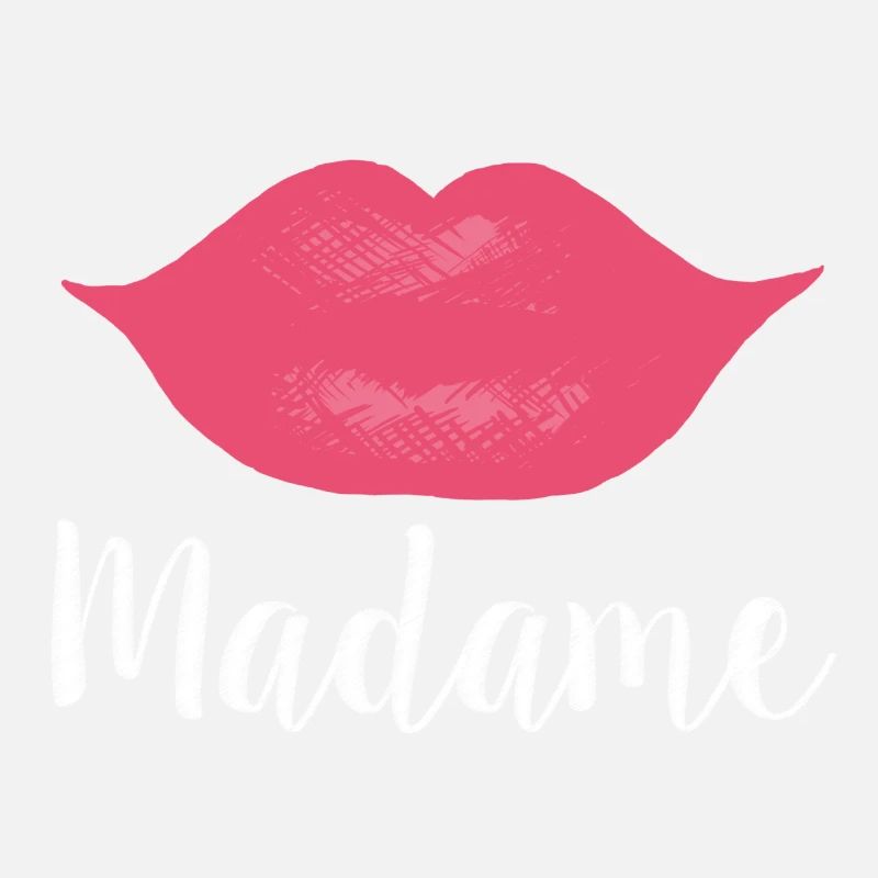 Madame Lips Big white