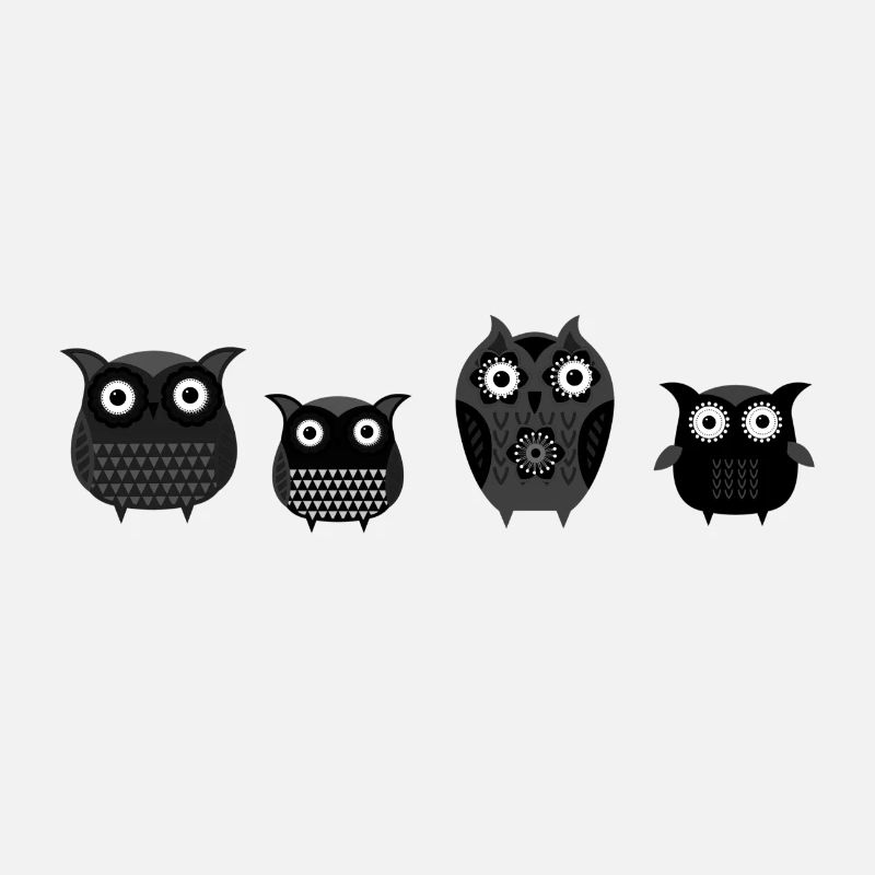 Owl, owls, owls, nerd, illustrations, comic
