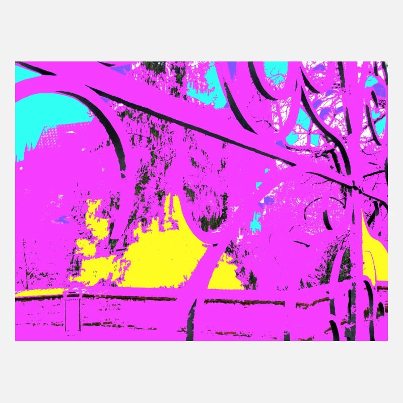 Pont violet dans Pop Art