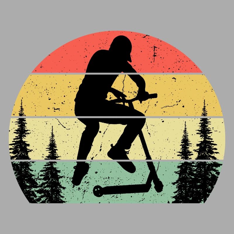 Retro Sun Stuntscooter Stunt Roller