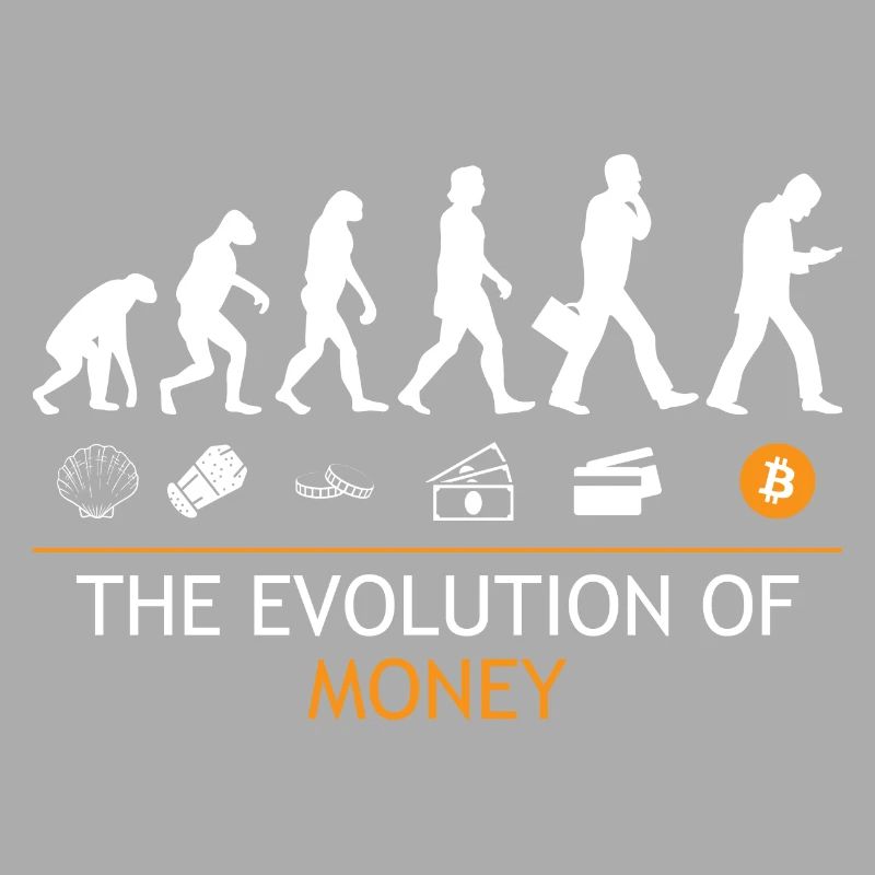 Die Evolution der Geld-Bitcoins