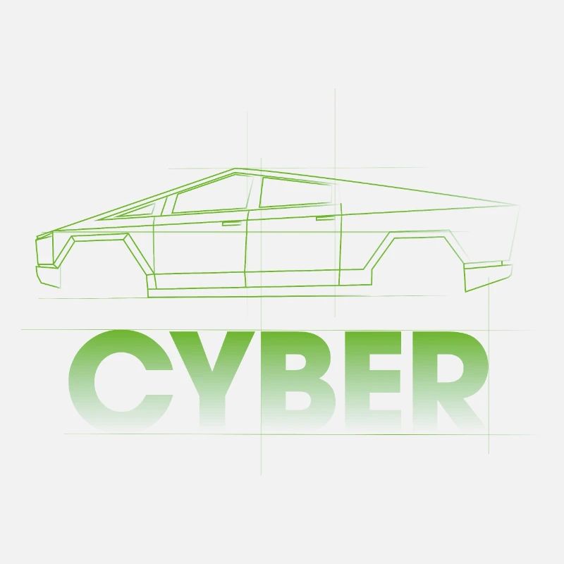 Cyber - Elektrisch - E-Auto - Truck