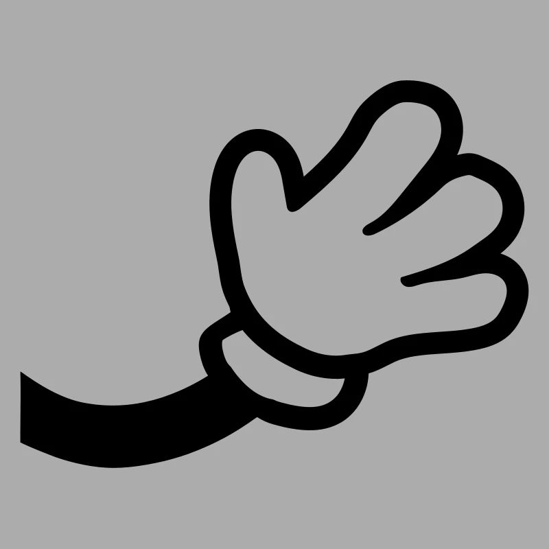 Geste de la main comique