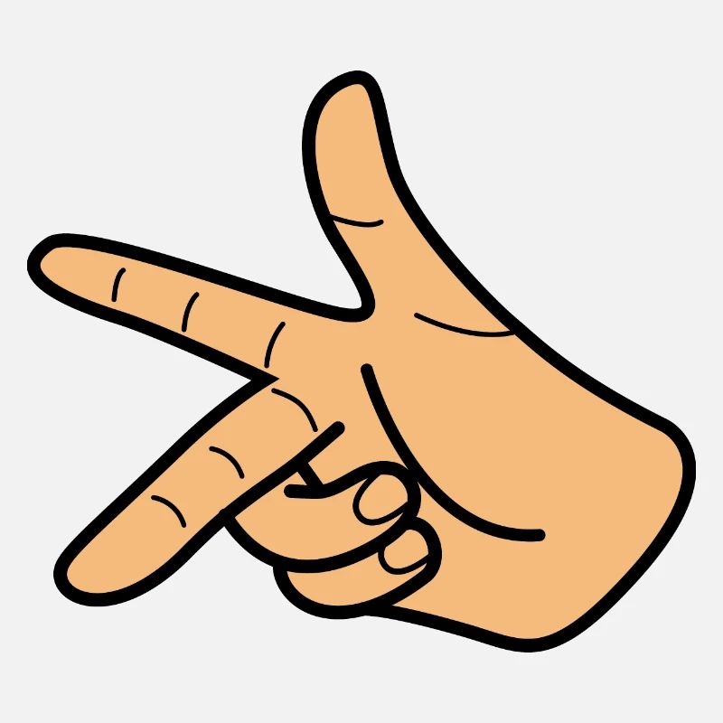 Right Hand Rule - Physics Math - Gangster sign
