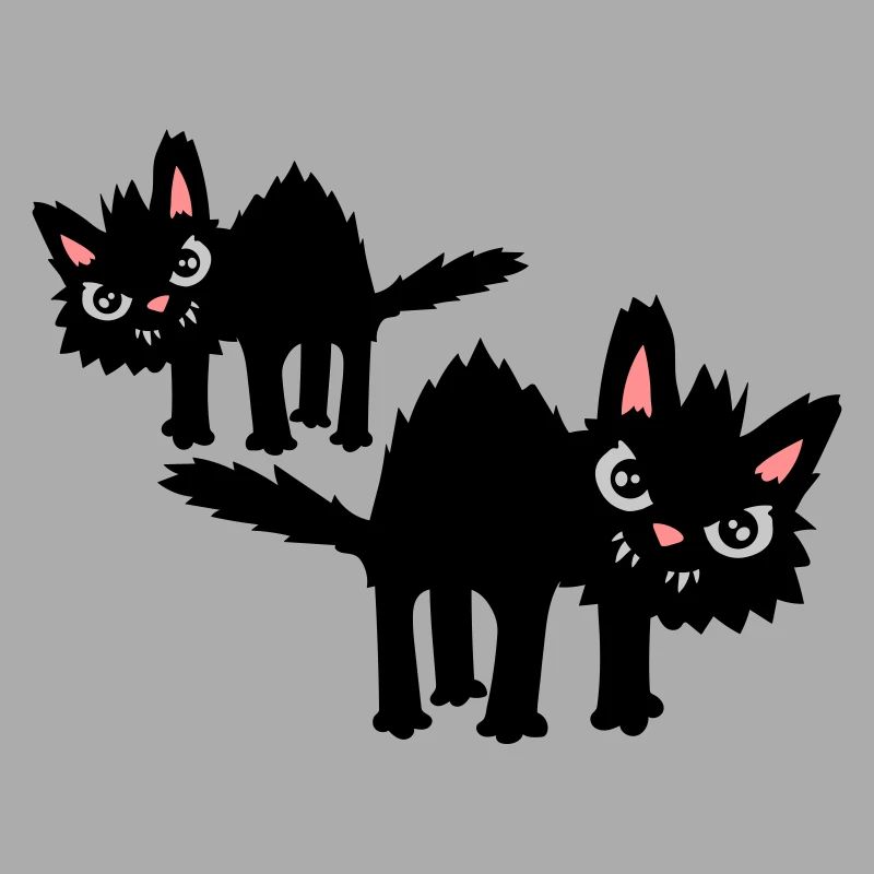 Équipe drôle de chats