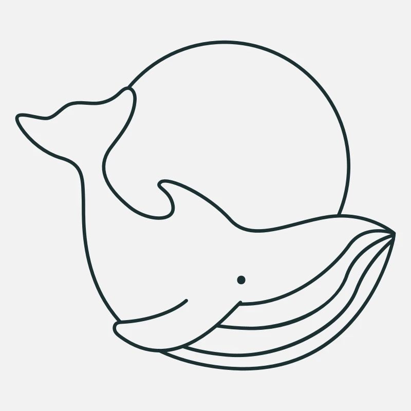 Cercle de baleine mignon
