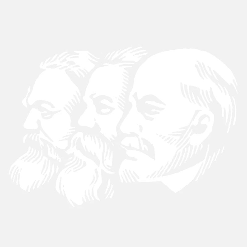 marx engels lenin testa statue comunismo falce