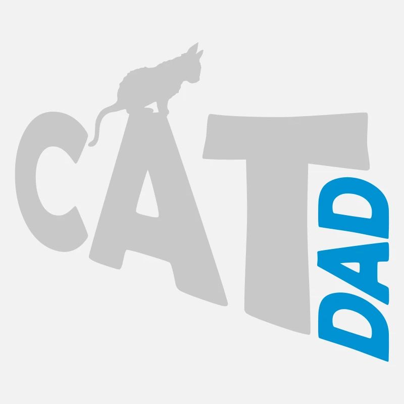 Cat Dad Logo Design