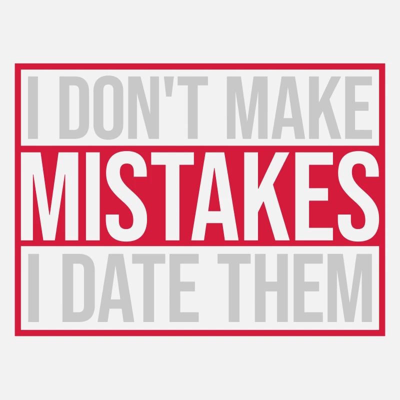 Date Mistakes Quote Logo