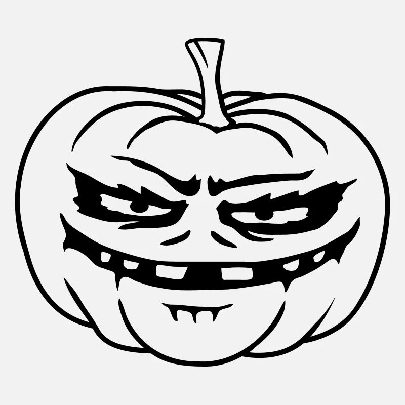 Monster Kürbis Comic Halloween