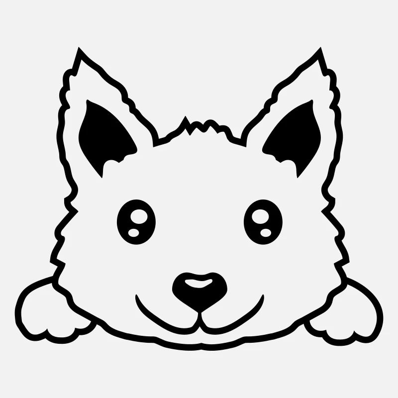 Small cute dog design