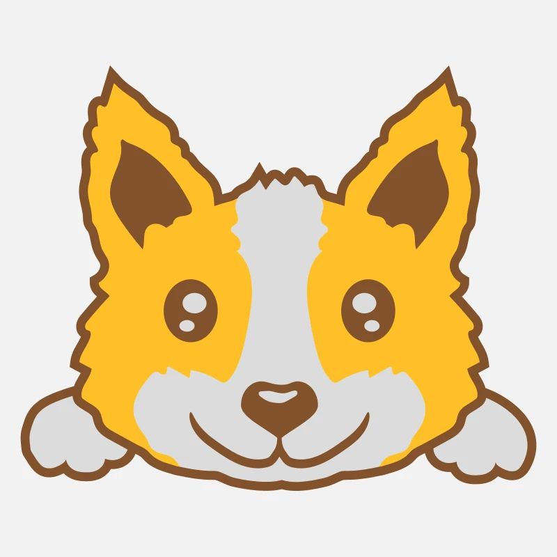 Mignon petit chien design