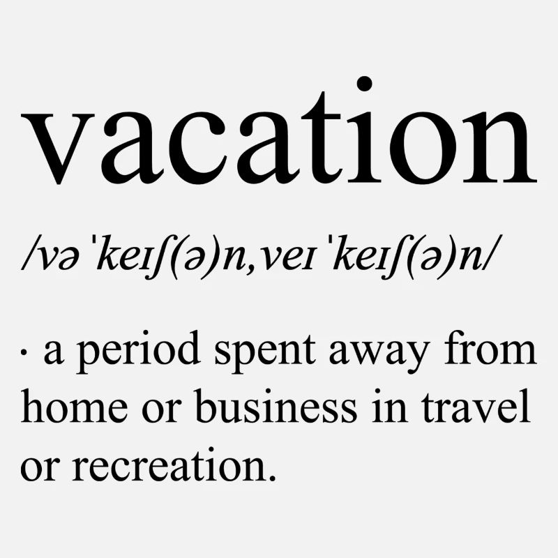 Définition des vacances