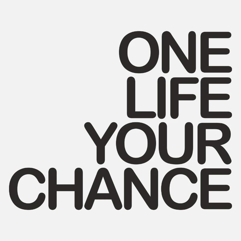 One LIFE your CHANCE 01 schwarz