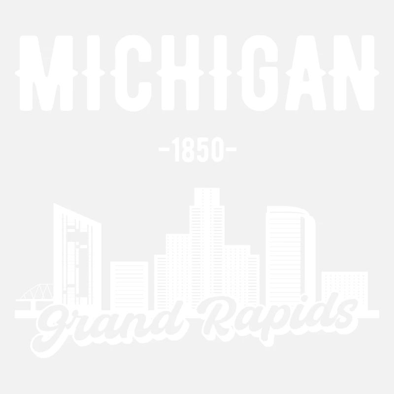 Grand Rapids Michigan Skyline Gift