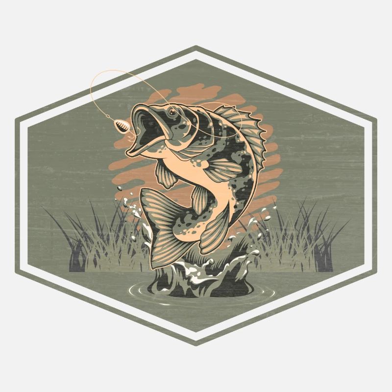 Poisson et Trident de Pêcheur