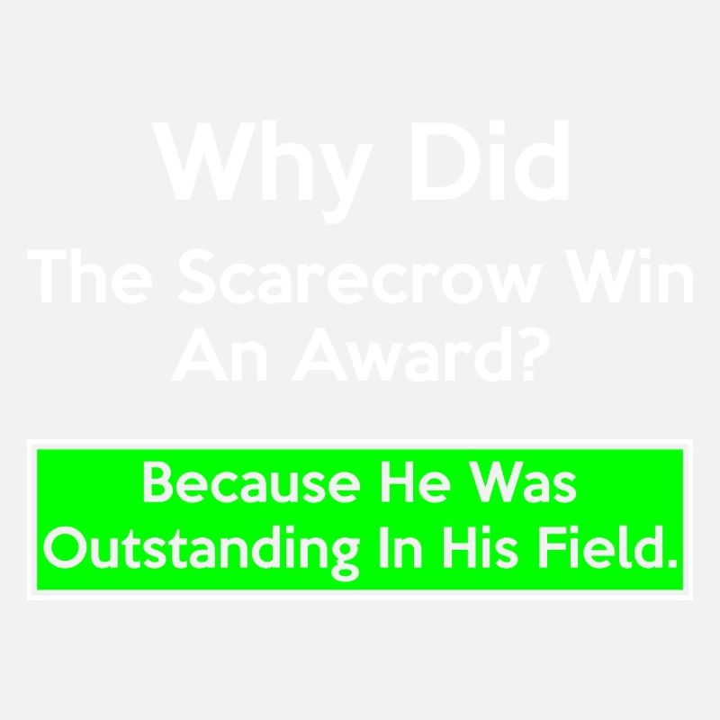 Joke - Why did the scarecrow win an award?
