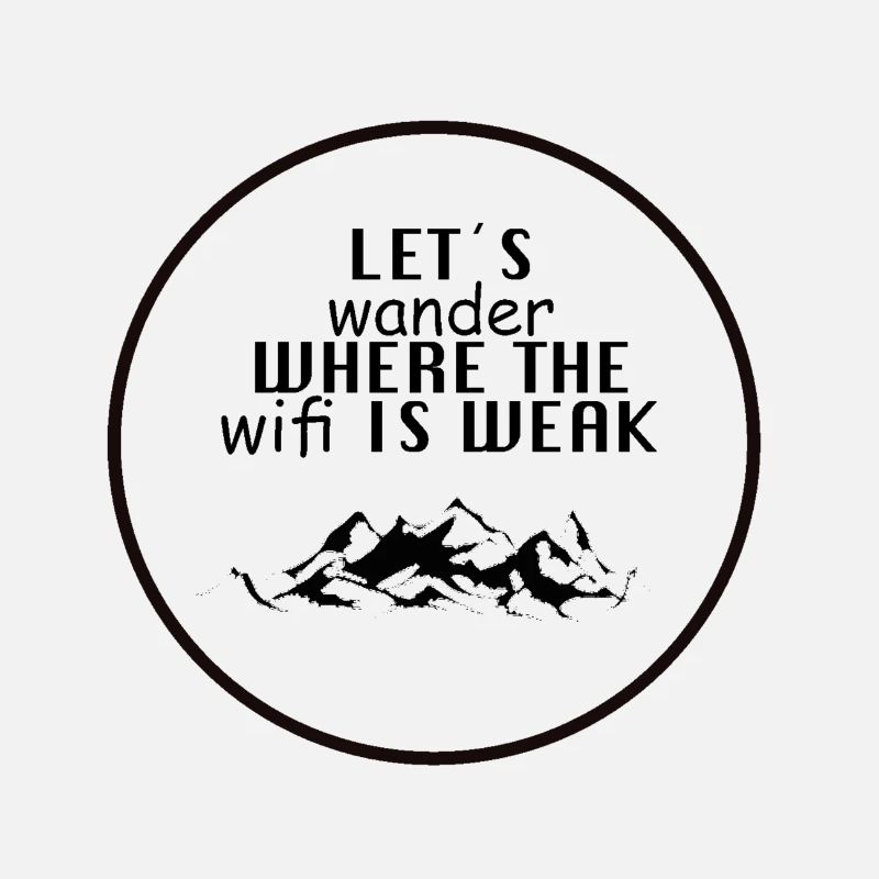 let's wander where the WIFI is weak!