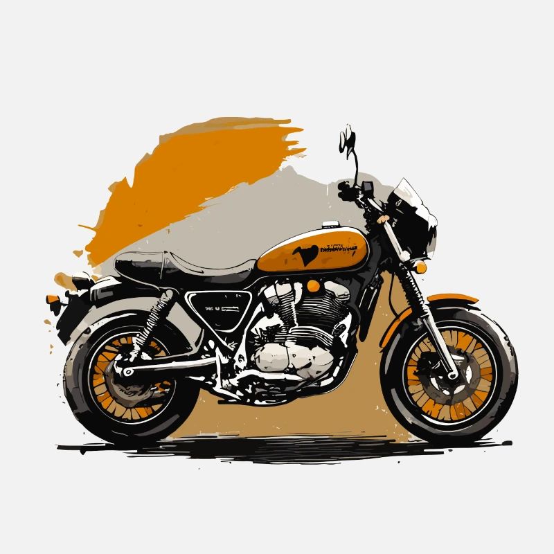 Retro motorcycle