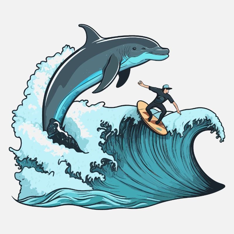 Surfer avec un ami