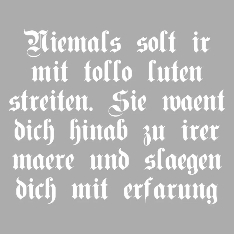 Diskutiere nicht mit Dummköpfen