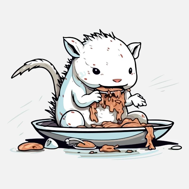 Axolotl noodle eater