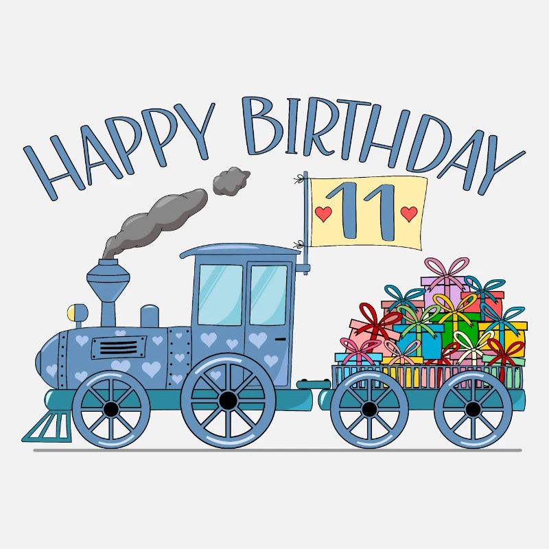 Kinderzug Eisenbahn Happy Birthday 11