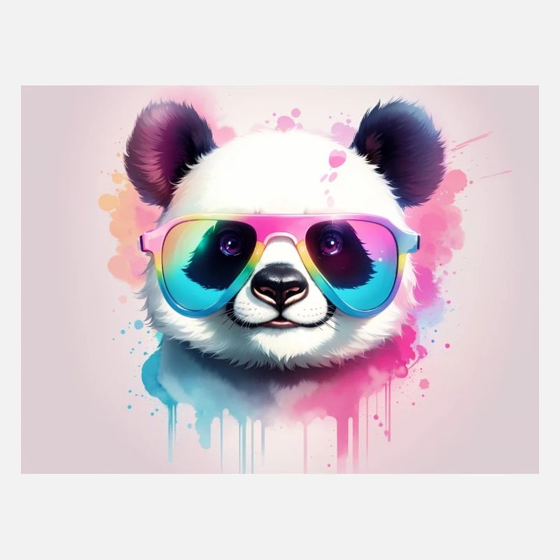 bear with colored glasses