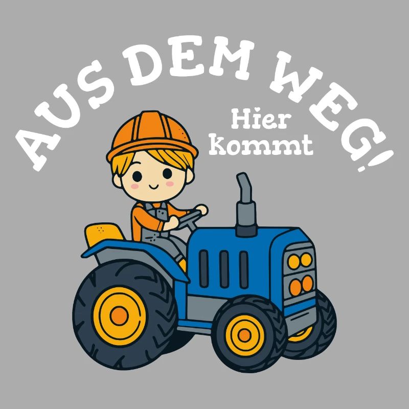 Traktor Junge Kinder Name Vorlage